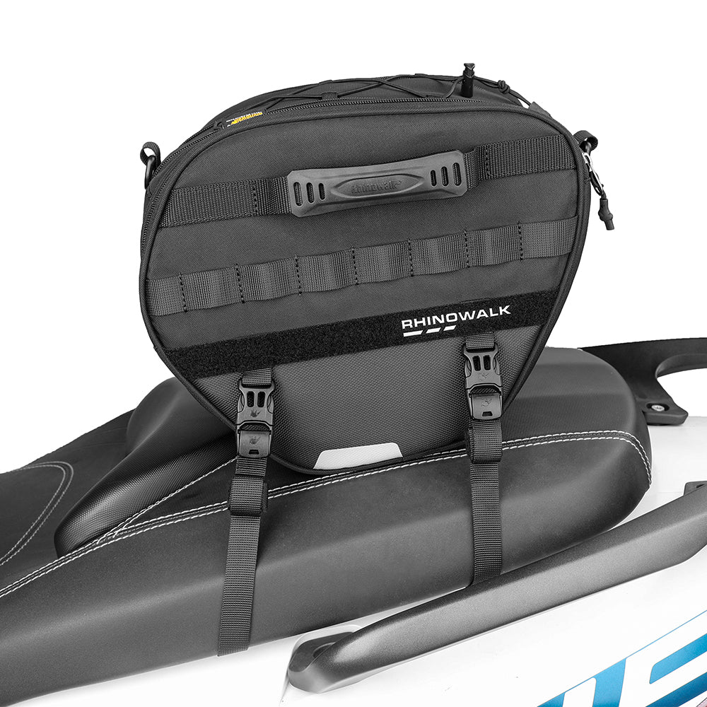 RHINOWALK MTR5001 Motorcycle Seat Front Storage Bag Polyester Motorbike Tail Pannier Pack RHINOWALK MTR5001 Motorcycle Seat Front Storage Bag Polyester Motorbike Tail Pannier Pack